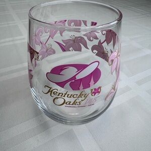 Kentucky Oaks 148 Glass from historic Churchill Downs